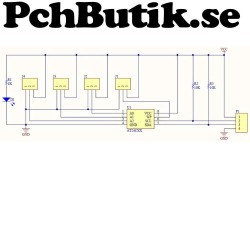 EEPROM minne AT24C256 256Kbit med I2C inteface, passar Arduino