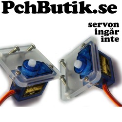 2-Pack Hållare för mini-servo SG90 och MG90