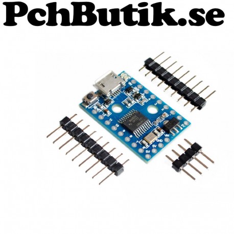 ATmega Tiny167 med BootLoader och USB.