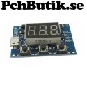 Modul med 2 PWM kanaler som kan styras med knappar eller RS232