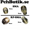 SMA adapter, SMA hona, RP-SMA hane