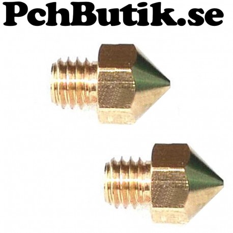 2 st. Munstycke 0.2mm passar till 3D skrivare. MK7, MK8