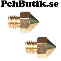 2 st. Munstycke 0.4mm passar till 3D skrivare. MK7, MK8