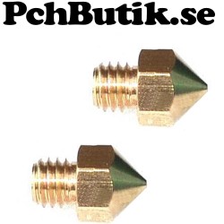 2 st. Munstycke 0.5mm passar till 3D skrivare. MK7, MK8