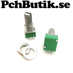 2-pack. 10K potentiometer för kretskort montage.