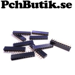 10-pack hylslist 10x1 kontakter med 2mm mellan. OBS 2 mm