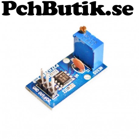 NE555 frequency adjustable pulse generator module