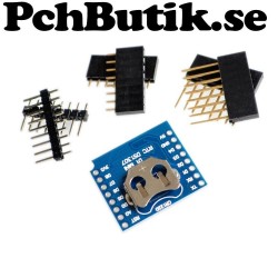 RTC DS1307 (Real Time Clock) + battery - Shield for WeMos D1