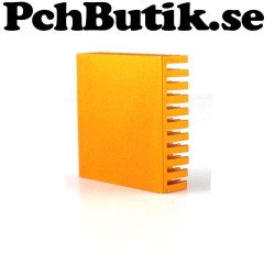 J236Y 4040 Golden Aluminum Alloy Heat Sink 40*40mm