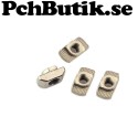 4 st.M3 T Sliding Nut Zinc Plated Carbon Steel for 2020 Aluminum. MEK