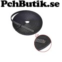 Kuggrem GT2 6mm bred Kugglängd: 2 mm (pitch) 1 Meter. 3DP MEK