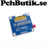 OLED display 1.3 tum, med blåa pixlar. 128x64 pixlar I2c SH1106