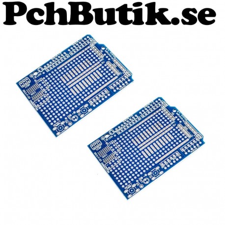 2-Pack, Experimentkort för Arduino UNO. Protobord, Shield, PCB