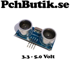 Kompatibel med HC-SR04 3.3 till 5 Volt. Passar Aruino