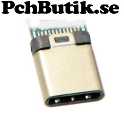 USB-C 3.1 Hane till PCB pads.