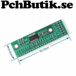 NYTT PÅ LAGER. MCP23017 I2C Interface 16bit I/O Expansion Module