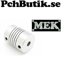 Axel adapter 3 till 6 mm, med flex. MEK