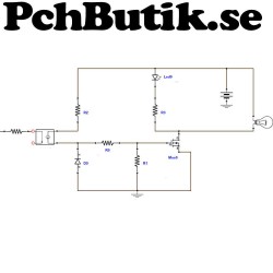 Modul med MOSFET LR7843, optiskt isolerad