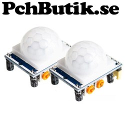 2 st Rörelse detektor IR. PIR SR501, Passar till Arduino