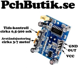 2 st Rörelse detektor IR. PIR SR501, Passar till Arduino