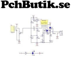 Förstärkare 15 Watt Mono, 4 till 8 Ohm. TDA2030