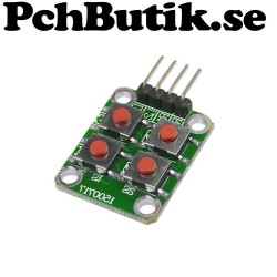 Tangent matris med 2x2 knappar, Passar Arduino