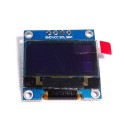 OLED display 0.96 tum,med 128x64 vita pixlar. I2C SSD1306