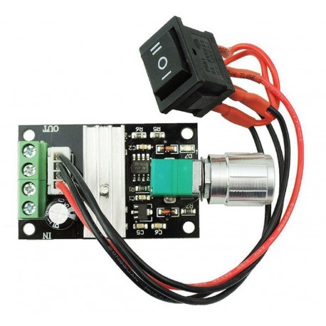 Motor PWM 6-28 volt Max 3A, Rotations rikting.