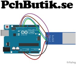 Ethernet LAN-modul ENC28J60 med SPI-interface. Passar Arduino