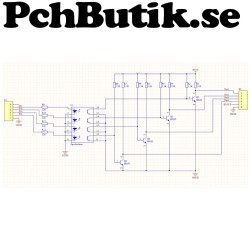 4 kanals optistk isolerad nivå adapter. TLP281