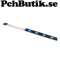 Tryck-knappar 4x1, membran typ, passar Arduino