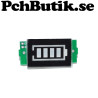 Batteri indikator för 1-8 Lithium batterier