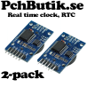 2-pack. En extremt noggrann realtids klocka (RTC) I2C, passar Arduino