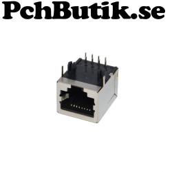 5-pack, 8pin RJ45 LAN uttag med stål chassi