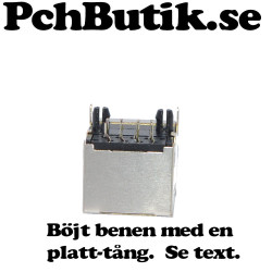 5-pack, 8pin RJ45 LAN uttag med stål chassi