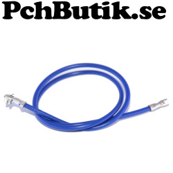 25-pack kabel med hylsa för XH2.54 200mm Blå.