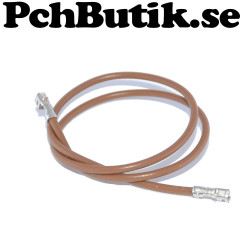 25-pack kabel med hylsa för XH2.54 200mm Brun.