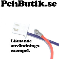 Housing 4p Skal för montering av kabel med hylsa. 25-pack