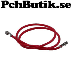 25-pack kabel med hylsa för XH2.54 200mm Röd.