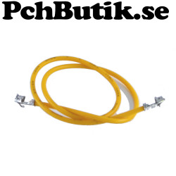 25-pack kabel med hylsa för XH2.54 200mm Gul.