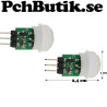 2-Pack Mini PIR infraröd person detektor, passar Arduino