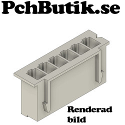 2 st XH 2.54 6 stift kontakt kabel med kontakter i båda ändar