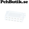 Housing 6p Skal för montering av kabel med hylsa. 25-pack