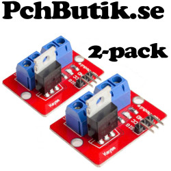 2-pack, MOSFET IRF520 driver modul passar ARM RP mm.