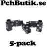 5-Pack, Hörlurs uttag 3.5 mm Stereo SMD ytmontering