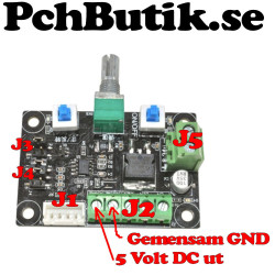 Signal/PWM generator. passar stegmotor med drivare.