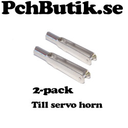 2-pack. Horn-gaffel för servo, stål