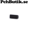 10-pack, M3x6 Stoppskruv med platt botten