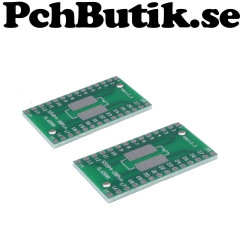 2-pack, SOP-28, SSOP adapter breakout kort till DIP