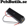 2-pack, batterihållare för 18650 batteri 3.7 Volt